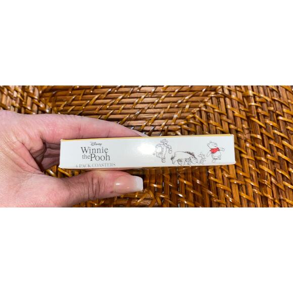 New Disney Winnie the Pooh 4 Pack Beverage Coasters in Package 4x4 Set - Picture 3 of 3